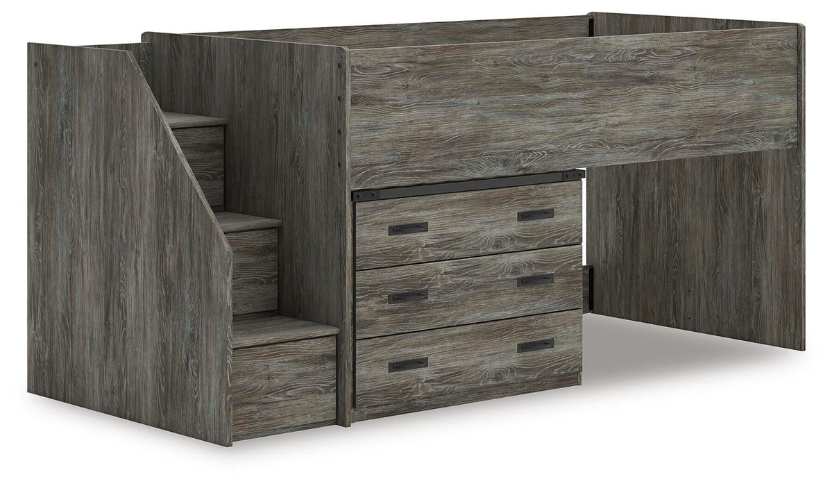 Frandern Loft Bed with Drawer Storage - Clarks Hardware - Iowa