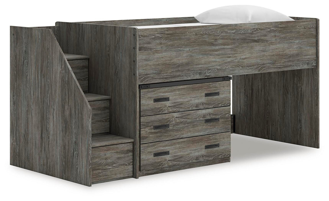Frandern Loft Bed with Drawer Storage - Clarks Hardware - Iowa