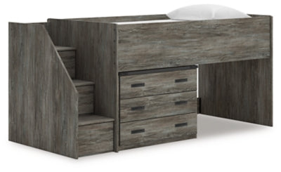 Frandern Loft Bed with Drawer Storage - Clarks Hardware - Iowa