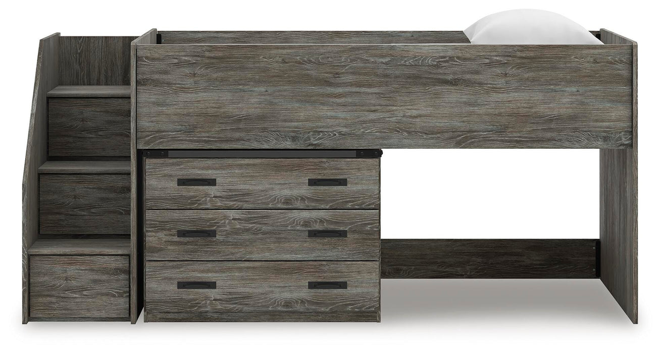 Frandern Loft Bed with Drawer Storage - Clarks Hardware - Iowa