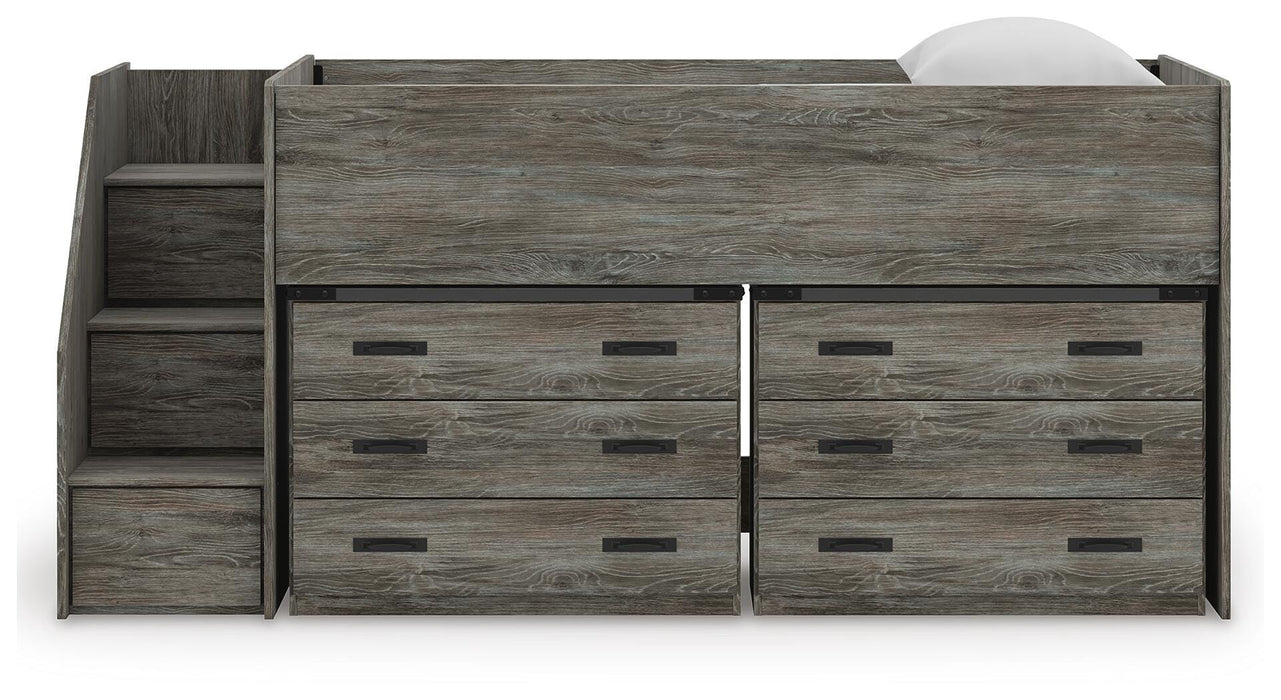 Frandern Loft Bed with Drawer Storage - Clarks Hardware - Iowa