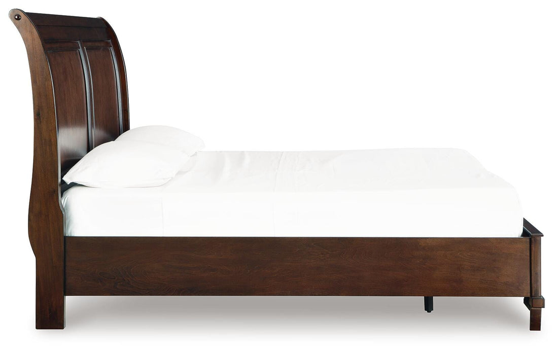 Trellington Sleigh Storage Bed - Clarks Hardware - Iowa