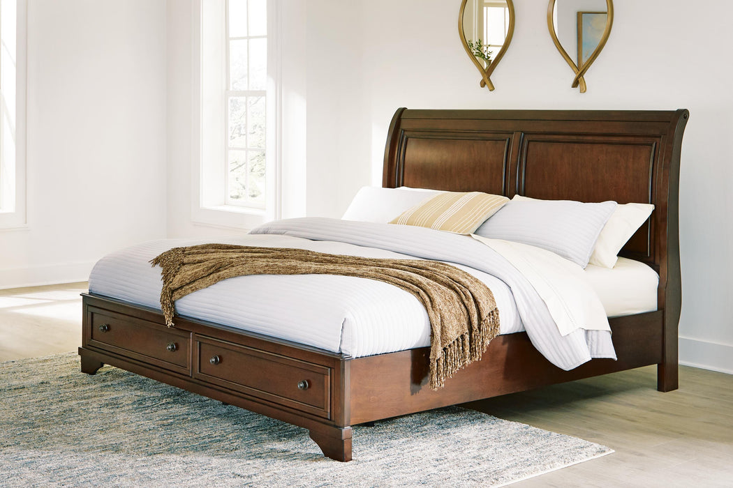 Trellington Sleigh Storage Bed - Clarks Hardware - Iowa