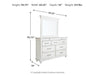 Kanwyn Dresser and Mirror - Clarks Hardware - Iowa