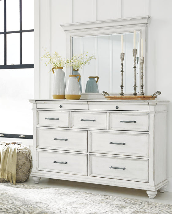 Kanwyn Dresser and Mirror - Clarks Hardware - Iowa