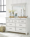 Kanwyn Dresser and Mirror - Clarks Hardware - Iowa