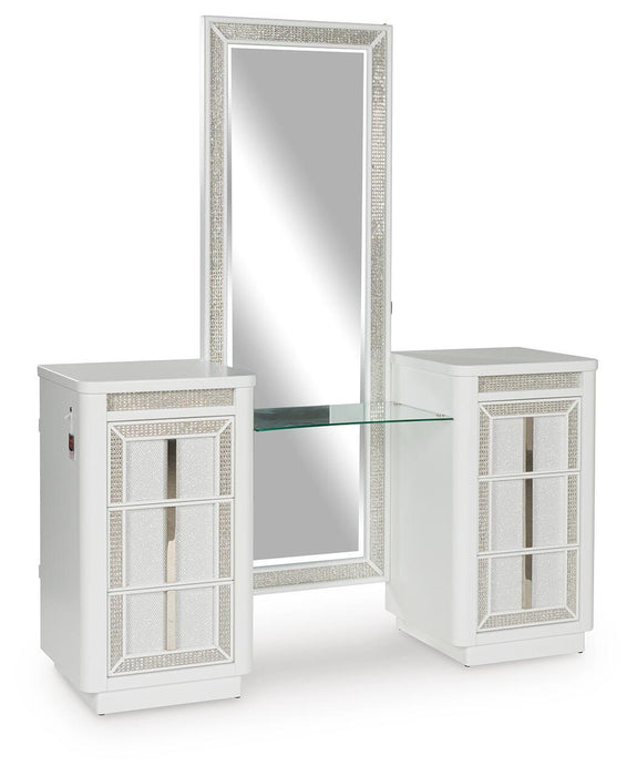 Chalanna Vanity with Mirror - Clarks Hardware - Iowa