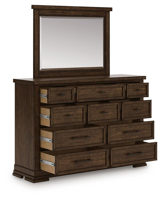 Taffenbrook Dresser and Mirror - Clarks Hardware - Iowa