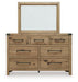 Ridgester Dresser and Mirror - Clarks Hardware - Iowa
