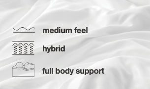 Chime 10 Inch Hybrid 10 Inch Mattress and Pillow - Clarks Hardware - Iowa