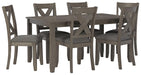 Caitbrook Dining Table and Chairs (Set of 7) - Clarks Hardware - Iowa