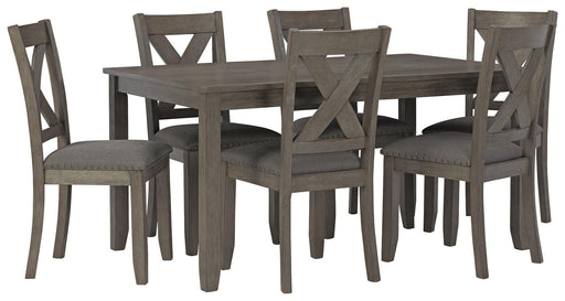 Caitbrook Dining Table and Chairs (Set of 7) - Clarks Hardware - Iowa