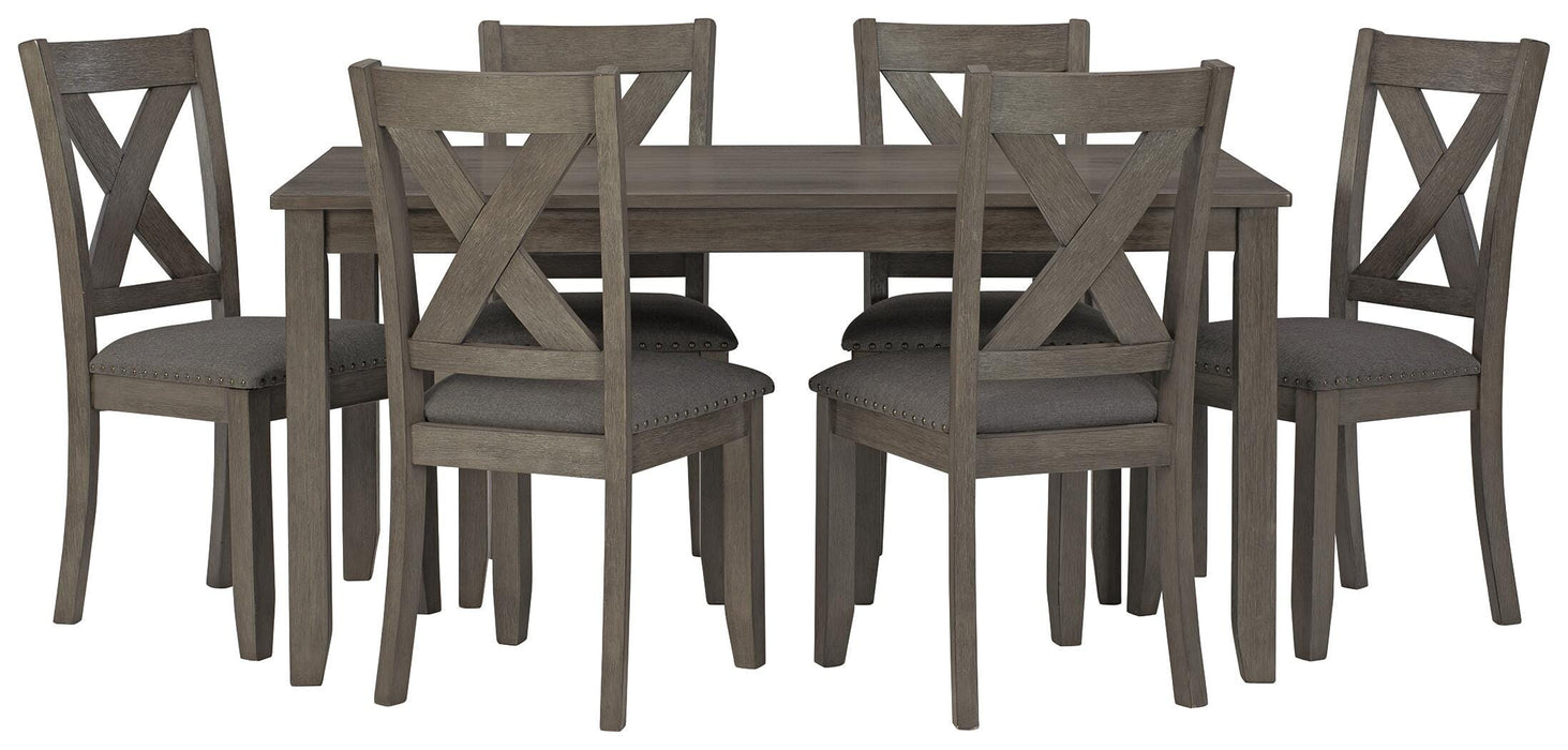 Caitbrook Dining Table and Chairs (Set of 7) - Clarks Hardware - Iowa