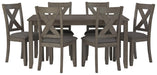 Caitbrook Dining Table and Chairs (Set of 7) - Clarks Hardware - Iowa