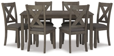 Caitbrook Dining Table and Chairs (Set of 7) - Clarks Hardware - Iowa