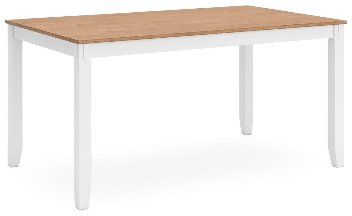 Gesthaven Dining Table with 4 Chairs and Bench (Set of 6) - Clarks Hardware - Iowa