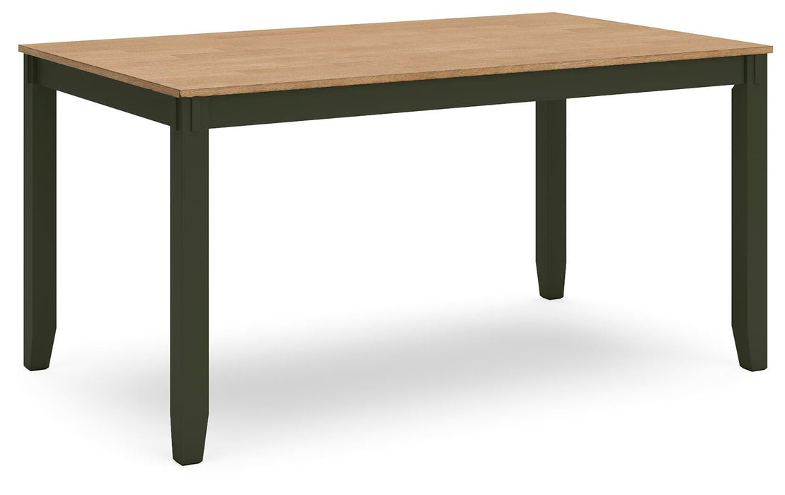Gesthaven Dining Table with 4 Chairs and Bench (Set of 6) - Clarks Hardware - Iowa