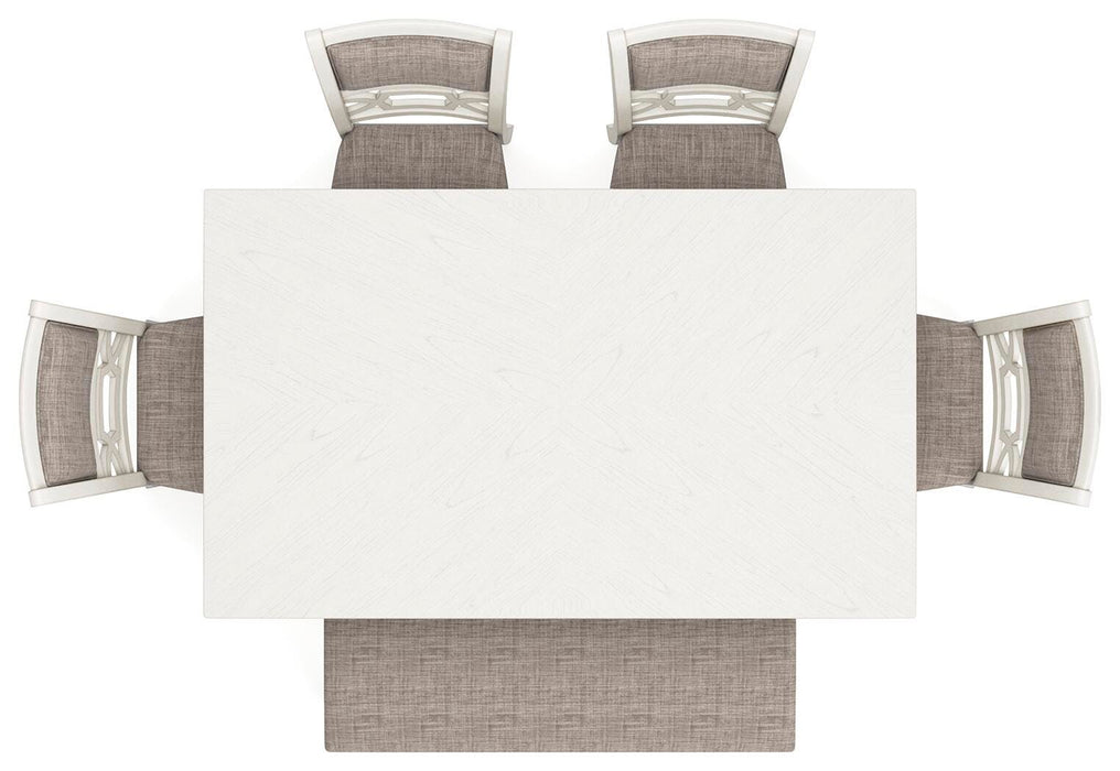 Erinberg Dining Table and 4 Chairs and Bench (Set of 6) - Clarks Hardware - Iowa