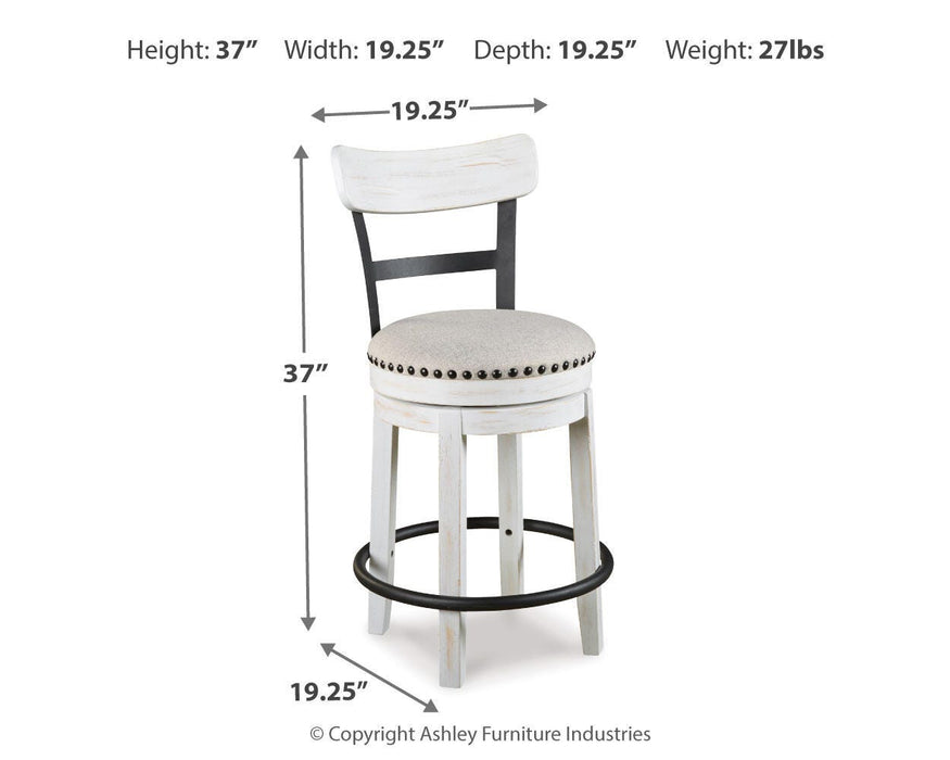Valebeck Counter Height Bar Stool - Clarks Hardware - Iowa