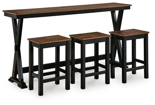Wildenauer Counter Height Dining Table and 3 Barstools Set - Clarks Hardware - Iowa
