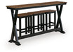 Wildenauer Counter Height Dining Table and 3 Barstools Set - Clarks Hardware - Iowa