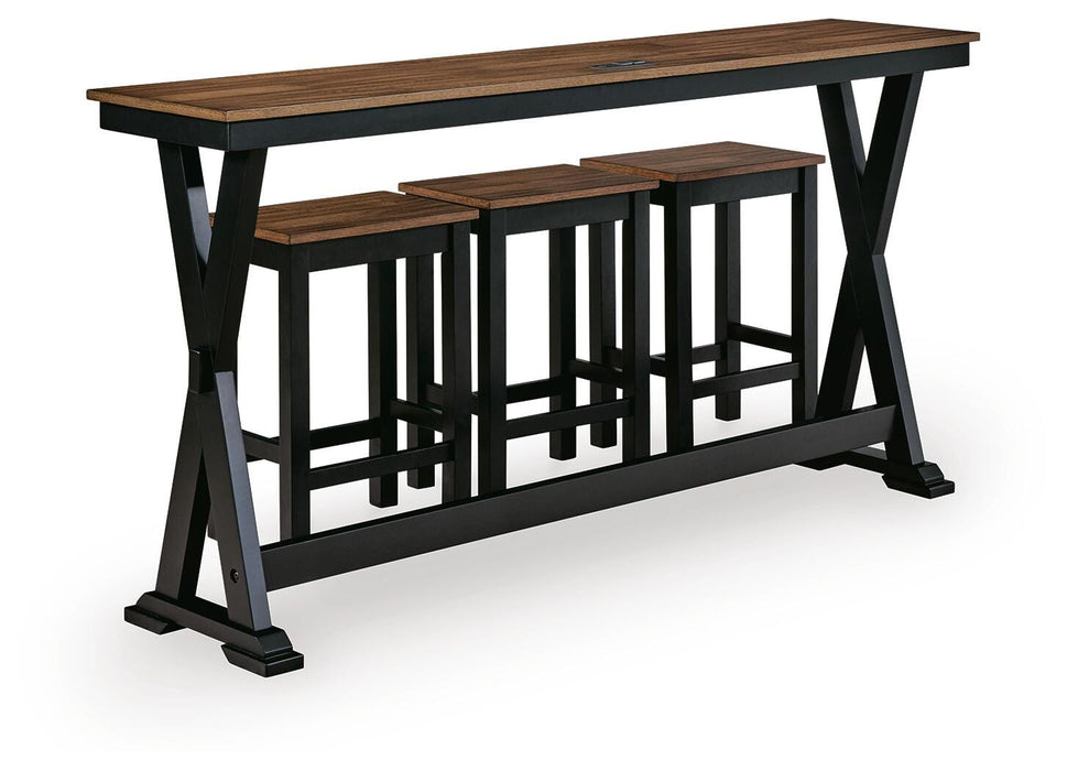 Wildenauer Counter Height Dining Table and 3 Barstools Set - Clarks Hardware - Iowa
