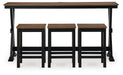 Wildenauer Counter Height Dining Table and 3 Barstools Set - Clarks Hardware - Iowa