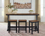 Wildenauer Counter Height Dining Table and 3 Barstools Set - Clarks Hardware - Iowa