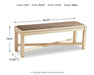 Bolanburg Dining Bench - Clarks Hardware - Iowa