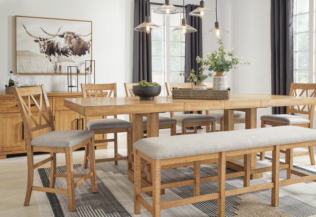 Havonplane 72" Counter Height Dining Bench - Clarks Hardware - Iowa