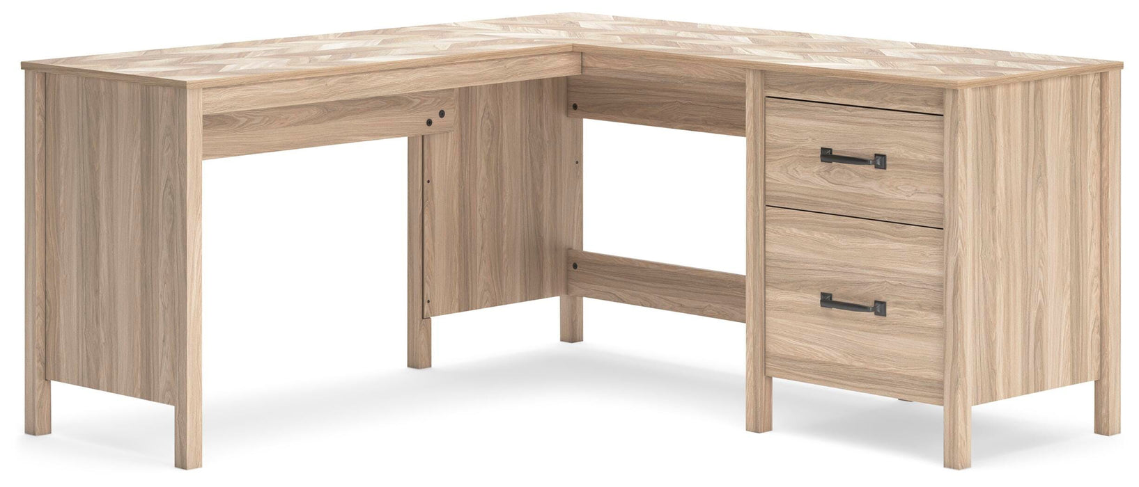 Battelle 60" Home Office Desk with Return - Clarks Hardware - Iowa