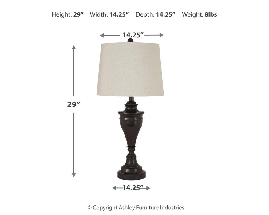 Darlita Table Lamp (Set of 2) - Clarks Hardware - Iowa