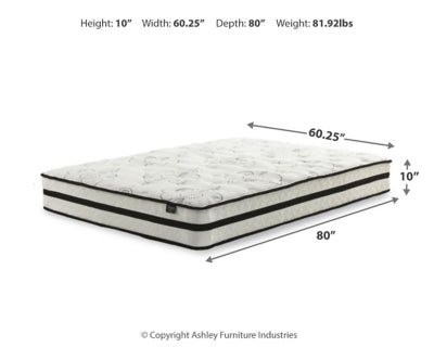 Chime 10 Inch Hybrid 10 Inch Mattress and Pillow - Clarks Hardware - Iowa