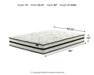 Chime 10 Inch Hybrid 10 Inch Mattress and Pillow - Clarks Hardware - Iowa