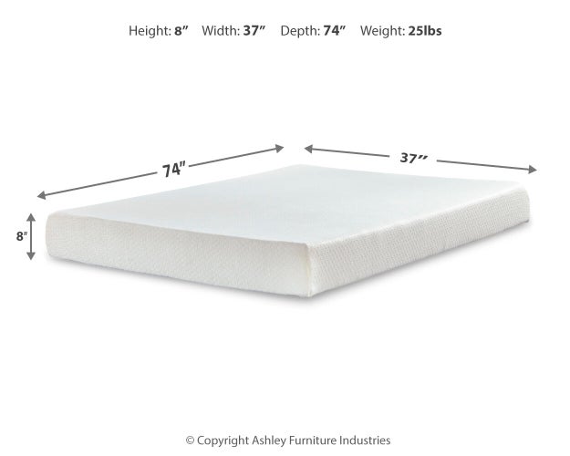 Chime 8 Inch Memory Foam Mattress in a Box - Clarks Hardware - Iowa