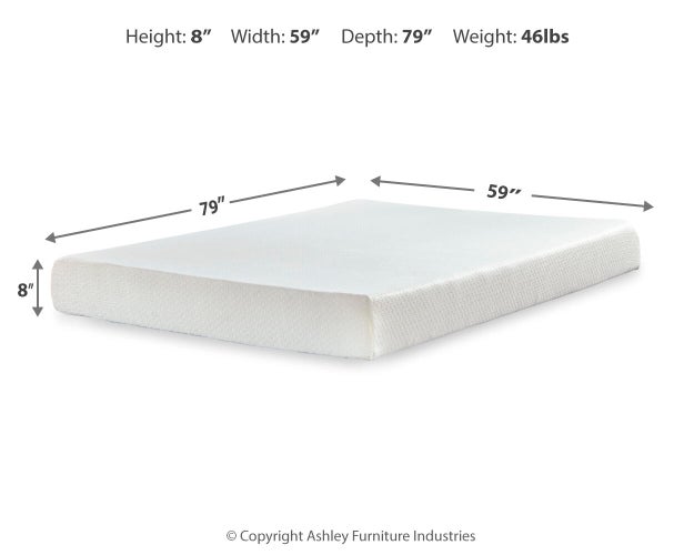 Chime 8 Inch Memory Foam Mattress in a Box - Clarks Hardware - Iowa