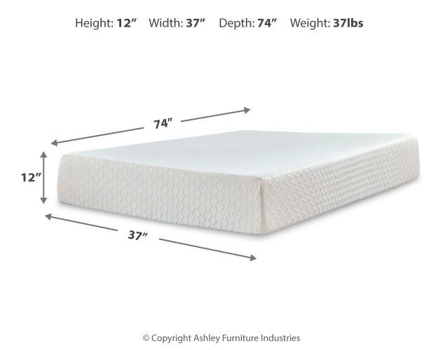 Chime 12 Inch Memory Foam Mattress in a Box - Clarks Hardware - Iowa