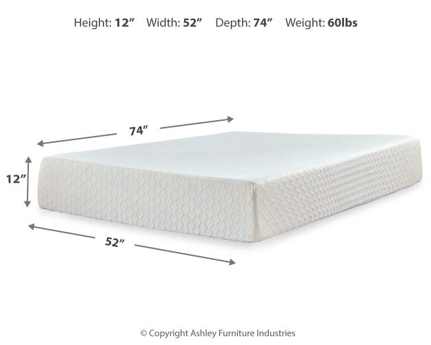 Chime 12 Inch Memory Foam Mattress in a Box - Clarks Hardware - Iowa