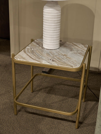 Manor Stone End Table - Clarks Hardware - Iowa