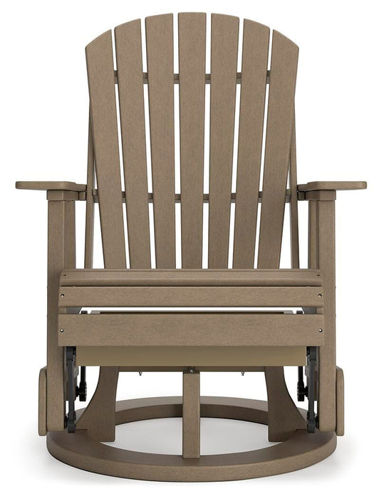 Hyland wave Outdoor Swivel Glider Chair - Clarks Hardware - Iowa
