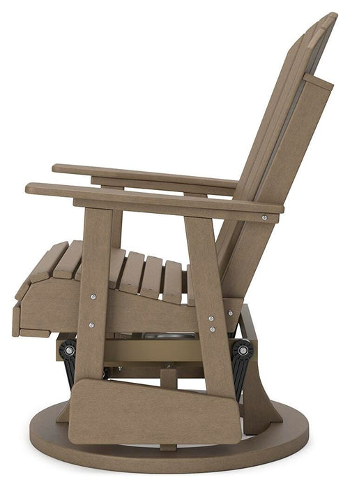 Hyland wave Outdoor Swivel Glider Chair - Clarks Hardware - Iowa