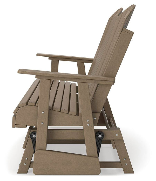 Hyland wave Outdoor Glider Loveseat - Clarks Hardware - Iowa