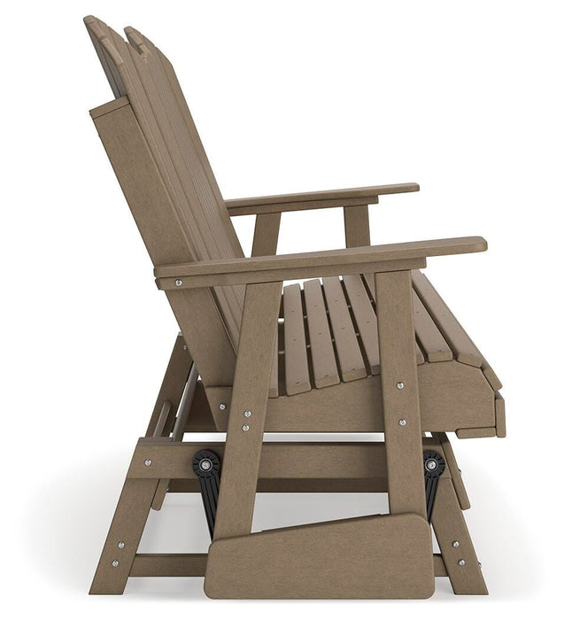 Hyland wave Outdoor Glider Loveseat - Clarks Hardware - Iowa