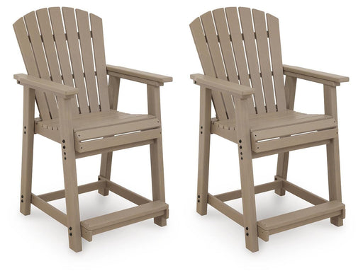 Sandy Dune Outdoor Counter Height Bar Stool (Set of 2) - Clarks Hardware - Iowa