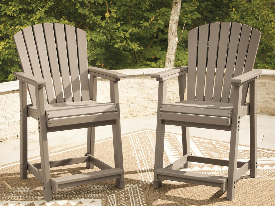 Sandy Dune Outdoor Counter Height Bar Stool (Set of 2) - Clarks Hardware - Iowa