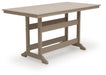 Sandy Dune Outdoor Counter Height Dining Table - Clarks Hardware - Iowa
