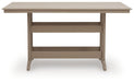 Sandy Dune Outdoor Counter Height Dining Table - Clarks Hardware - Iowa