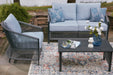 Bodega Island Outdoor Love/Chairs/Table Set (Set of 4) - Clarks Hardware - Iowa