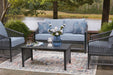 Bodega Island Outdoor Love/Chairs/Table Set (Set of 4) - Clarks Hardware - Iowa