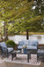 Bodega Island Outdoor Love/Chairs/Table Set (Set of 4) - Clarks Hardware - Iowa